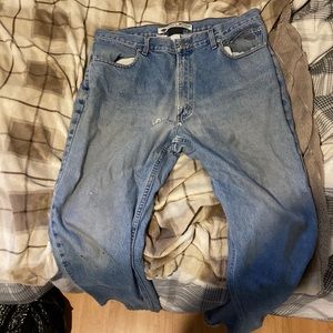 Harley Davidson blue jeans